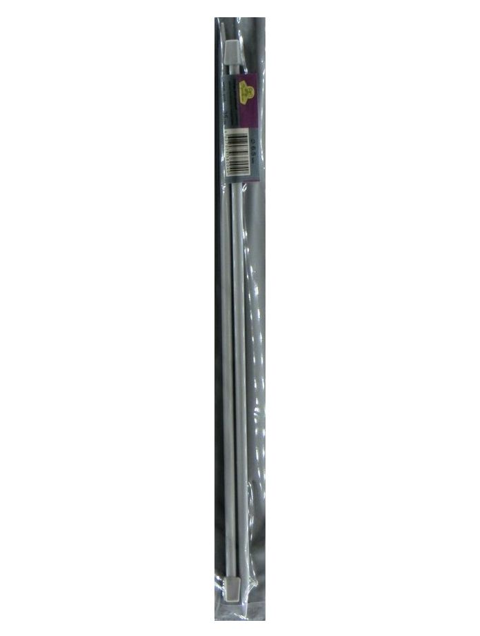 Рукоделие RSP Спицы для вязания прямые металлические с покрытием 35 см №6.5