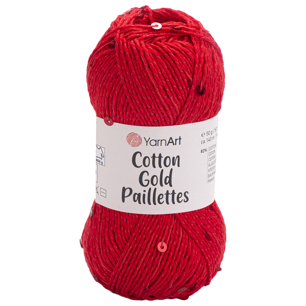 YarnArt Cotton Gold Paillettes 7115 