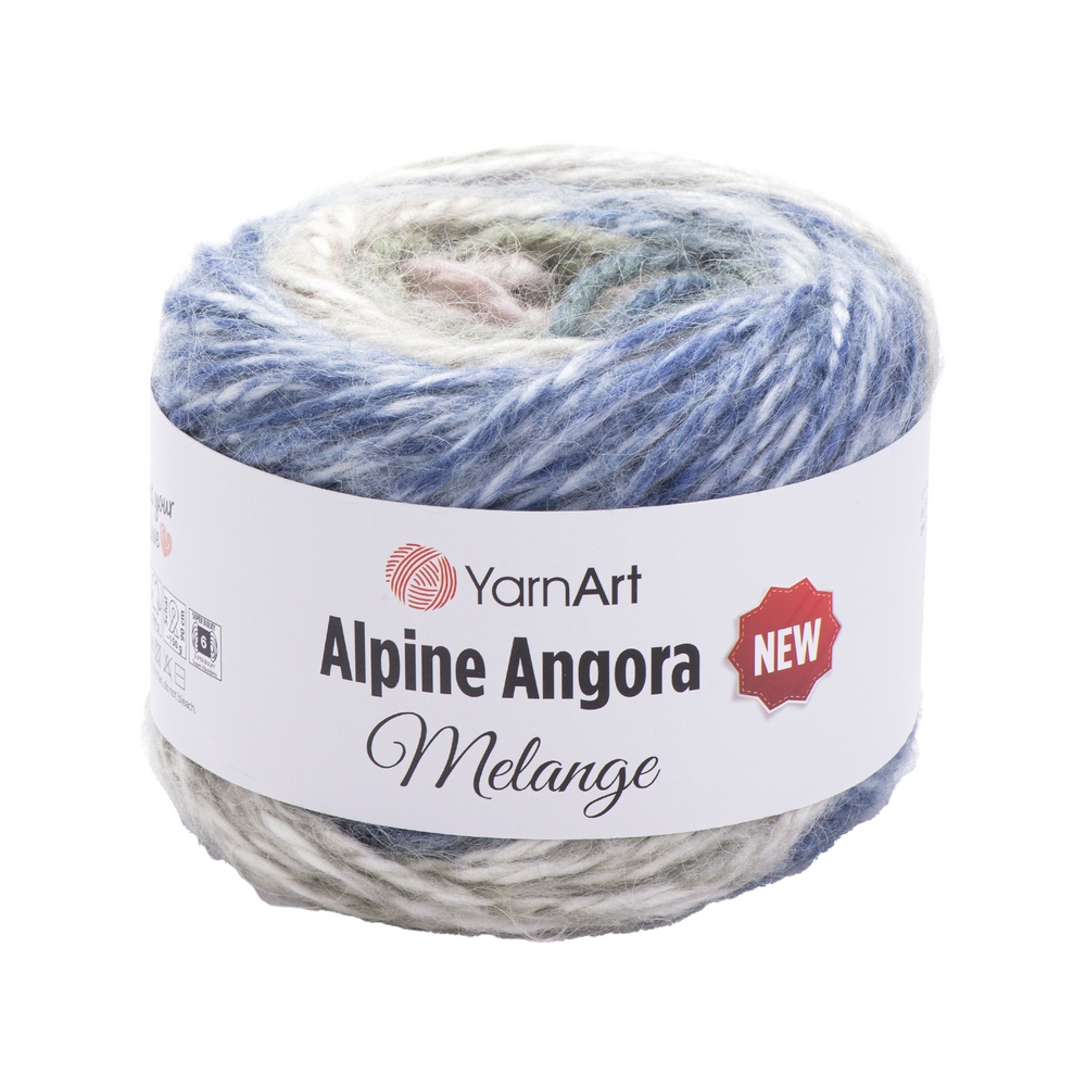 YarnArt Alpine Angora Melange New 6408 -