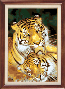 Гобелен Классик 1112 Набор для вышивания Тигры
