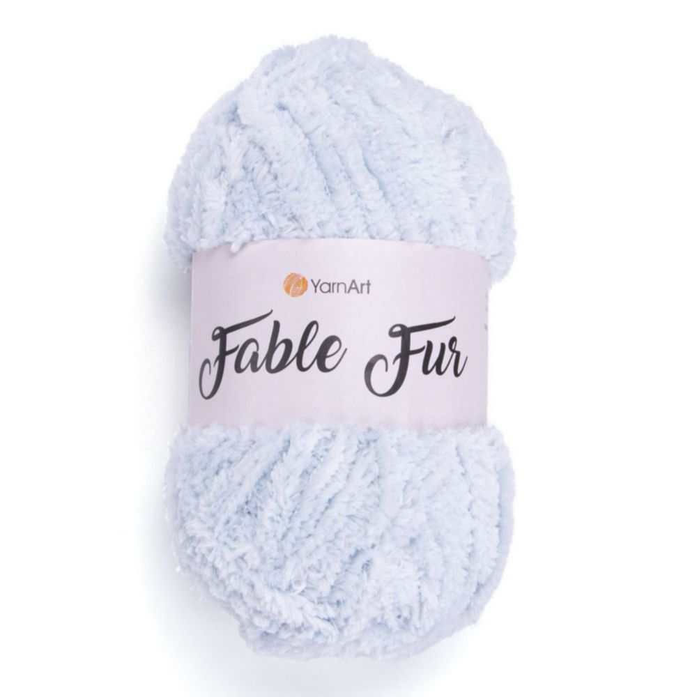 YarnArt Fable Fur 971 бледно-голубой
