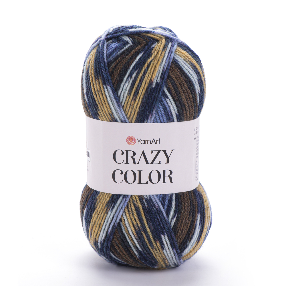 YarnArt Crazy color 182 ������ �������
