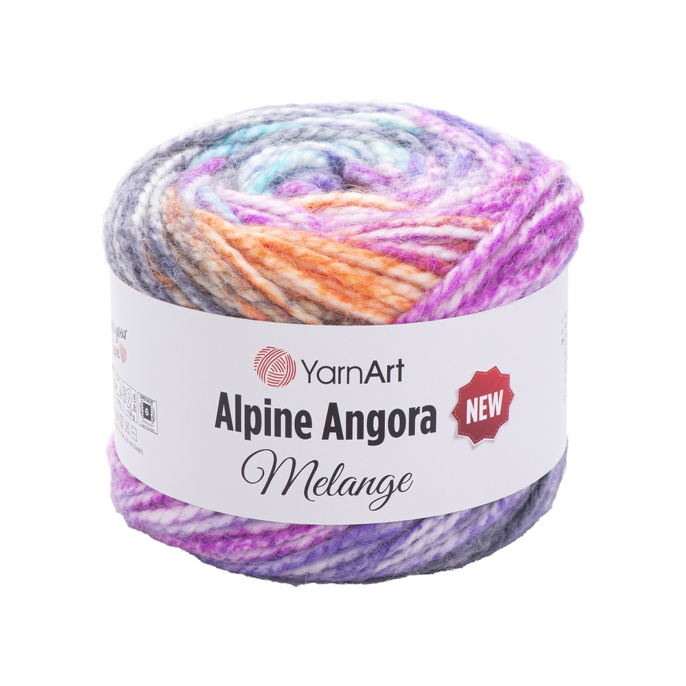 YarnArt Alpine Angora Melange New 6415  