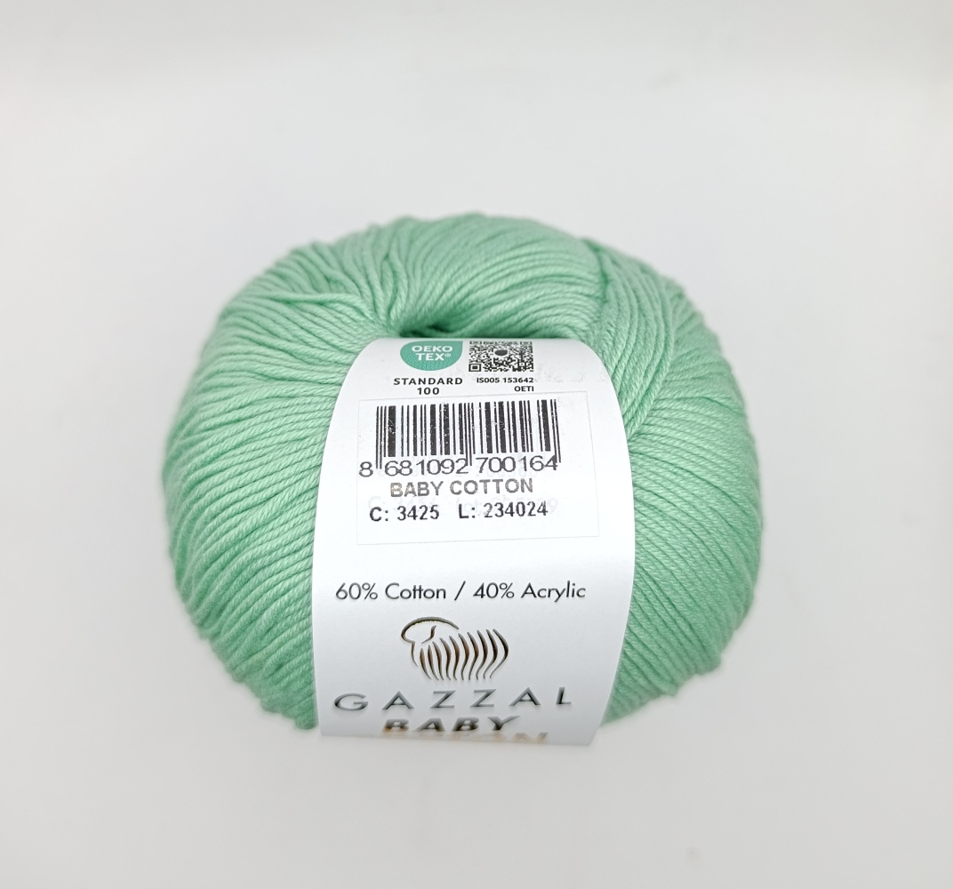Gazzal Baby cotton 3425 мята
