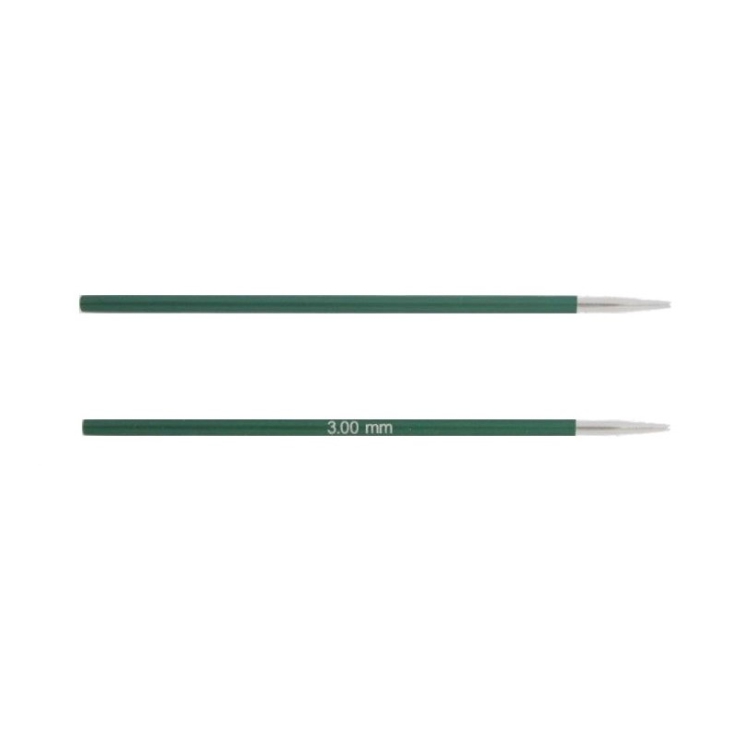KnitPro 47511 Спицы съемные Zing для тросика 35-126 см №3 (тросик в комплект не входит)