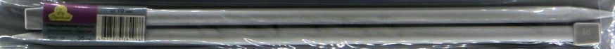 Рукоделие RSP Спицы для вязания прямые металлические с покрытием 35 см №10