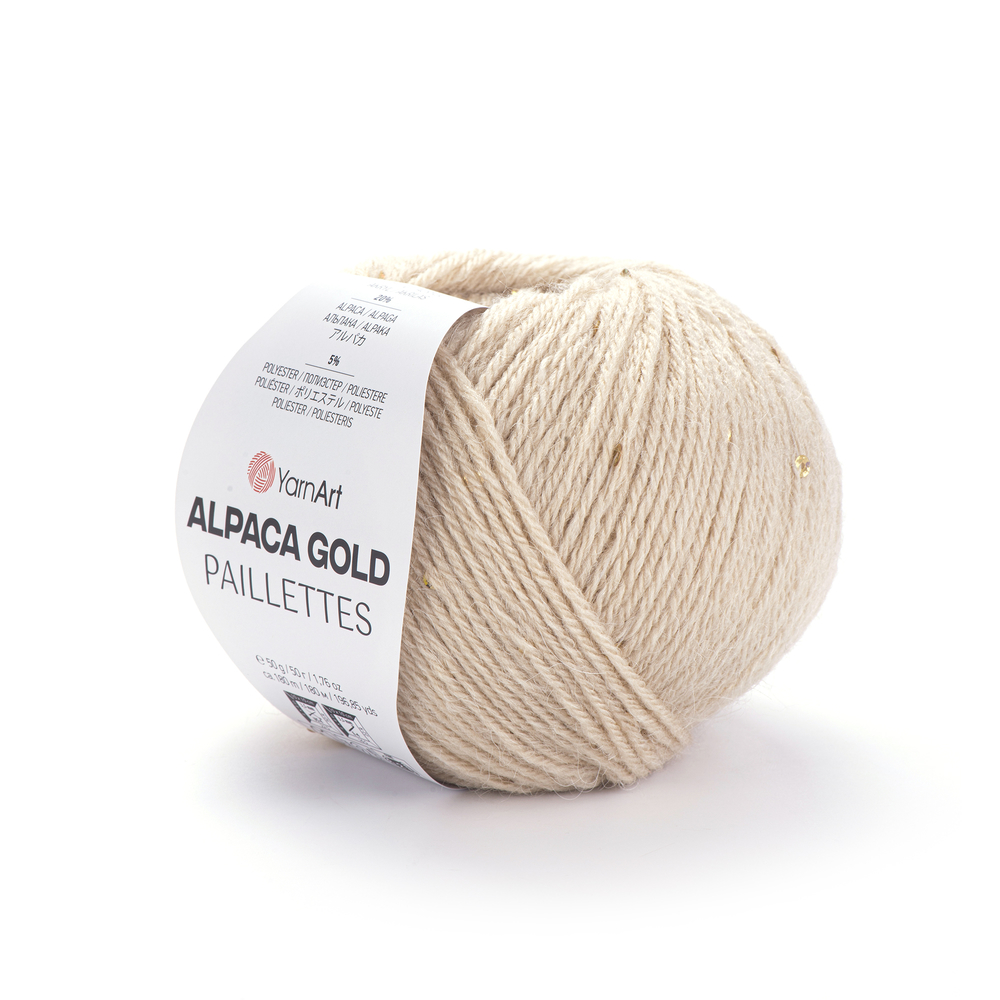 YarnArt Alpaca Gold Paillettes 9302 ������� �����