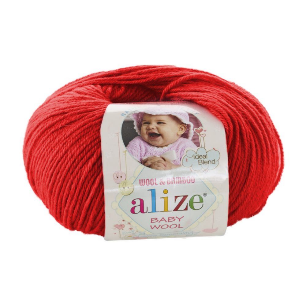 Alize Baby wool 56 красный