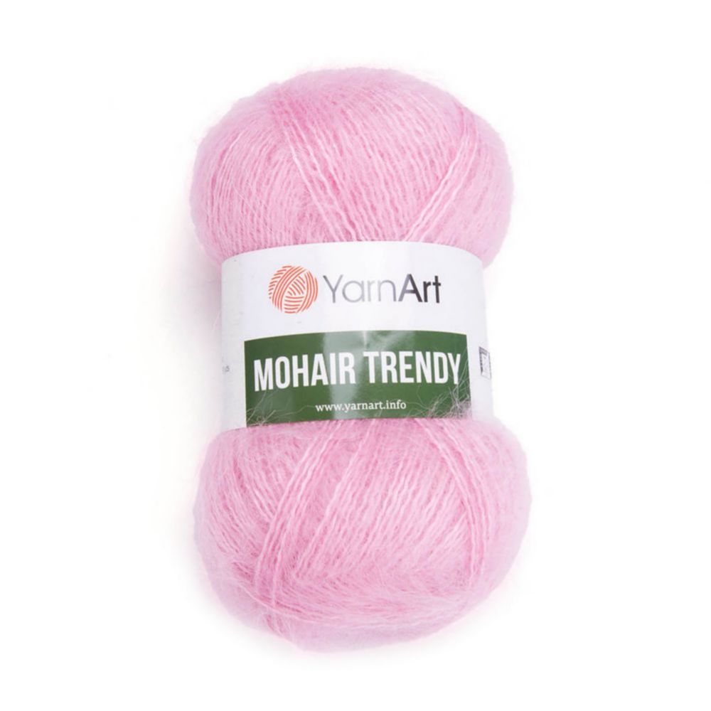 YarnArt Mohair Trendy 127 розовый