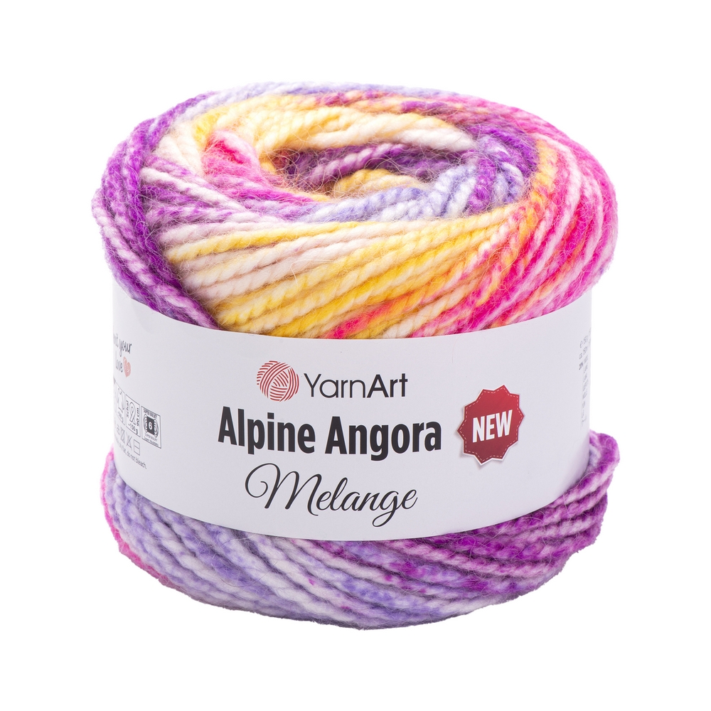 YarnArt Alpine Angora Melange New 6414  