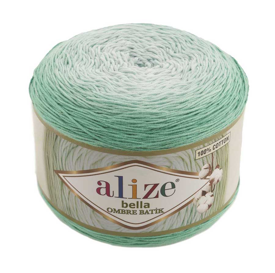 Alize Bella Ombre batik 7408 мятный