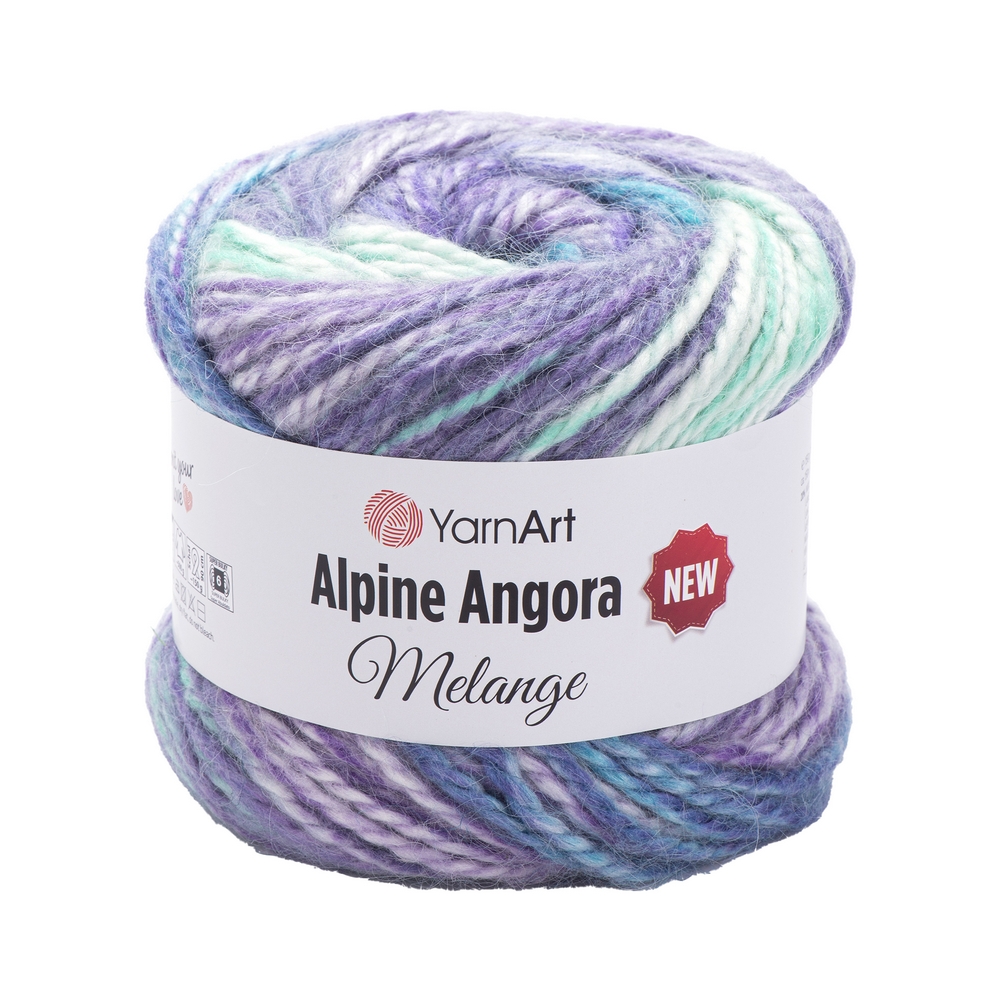 YarnArt Alpine Angora Melange New 6412  