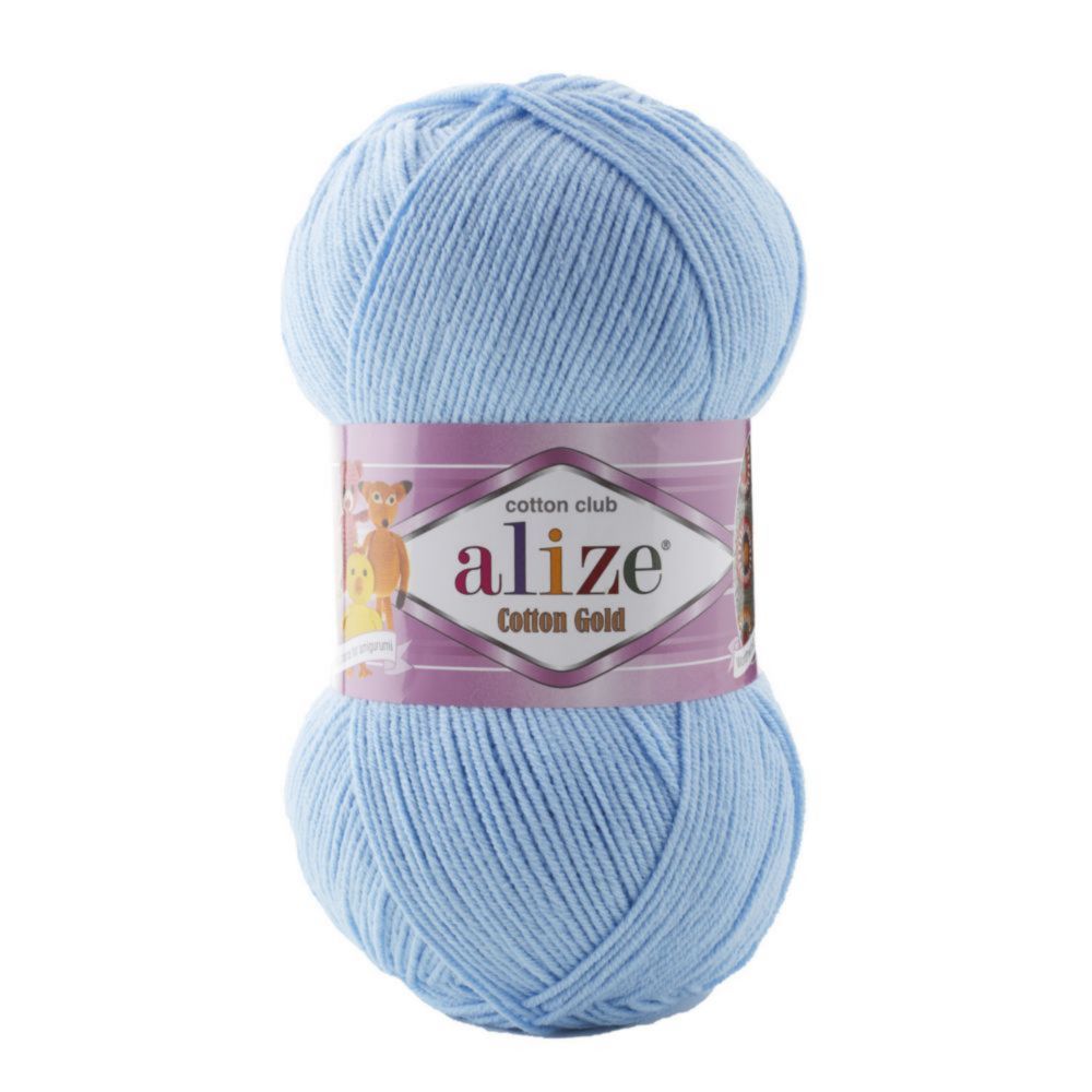 Alize Cotton gold 728 голубой