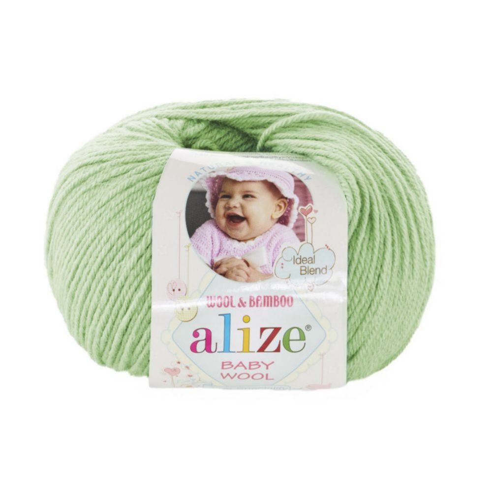 Alize Baby wool 188 зеленая мята