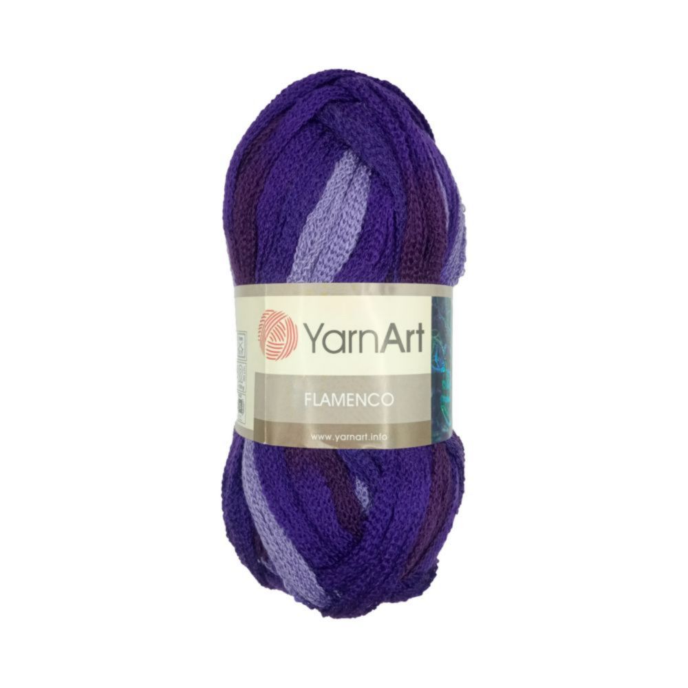 YarnArt Flamenco 313 фиолетовый 1 упаковка