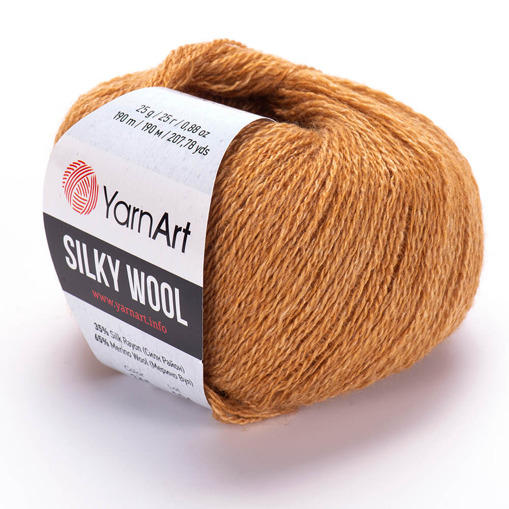 YarnArt Silky wool 345 горчичный
