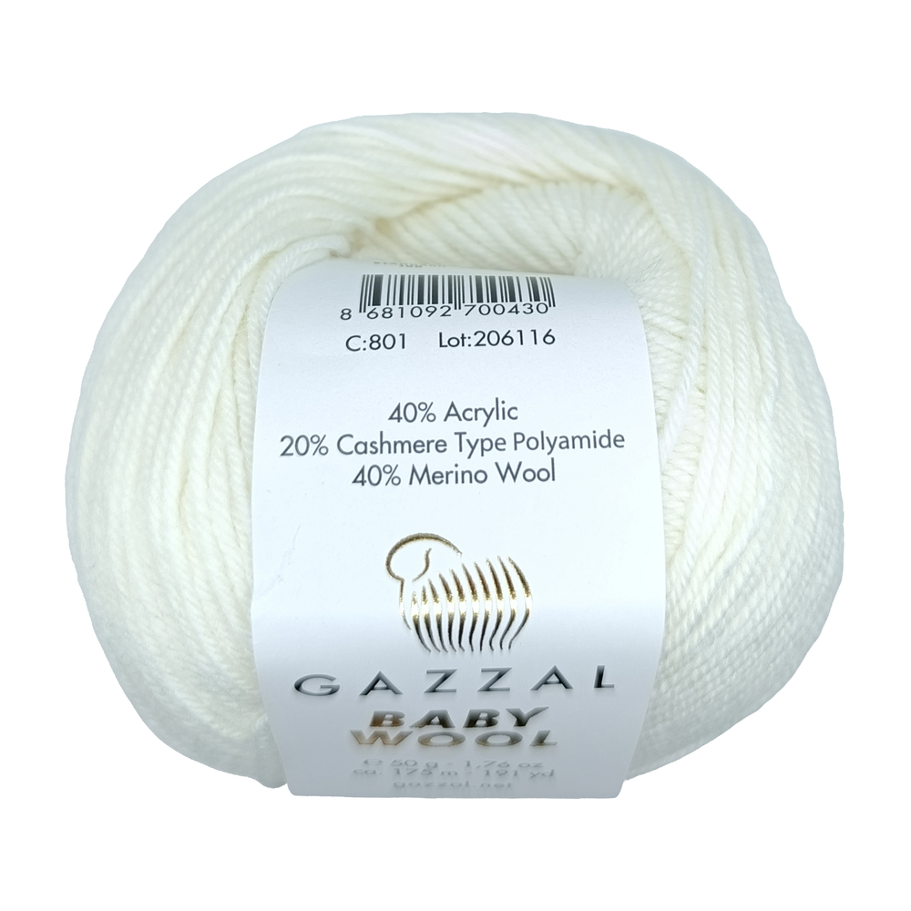 Gazzal Baby wool 801 