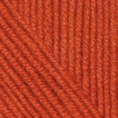 Пряжа терракотового, кирпичного цвета - интернет магазин Стелла Арт