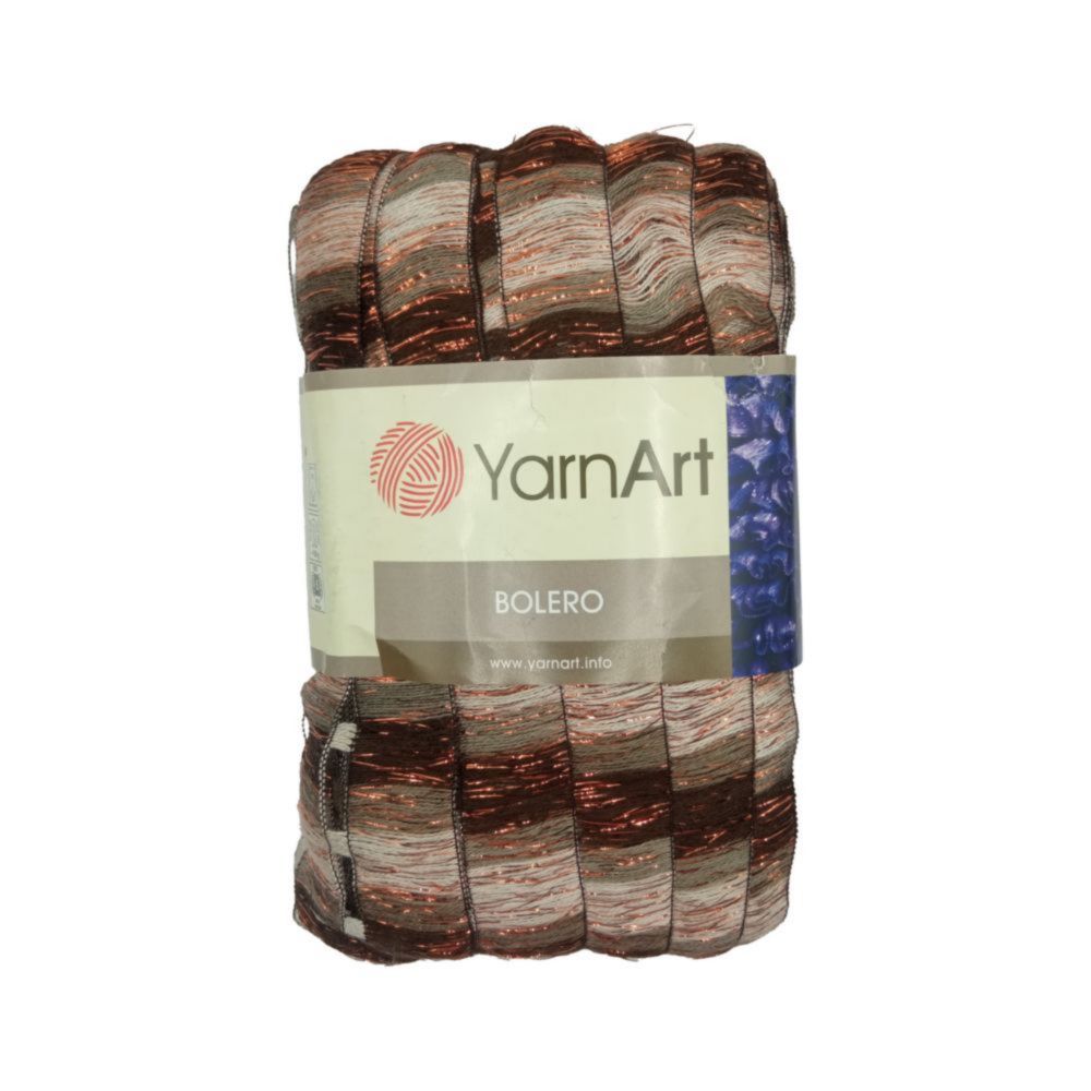 YarnArt Bolero ice 552 коричневый бежевый 1 упаковка