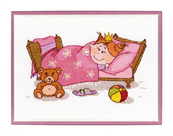 Crystal Art ВТ-0030 Набор для вышивания Маленькая принцесса