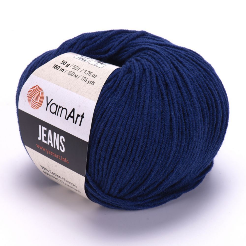 YarnArt Jeans 54 темно-синий