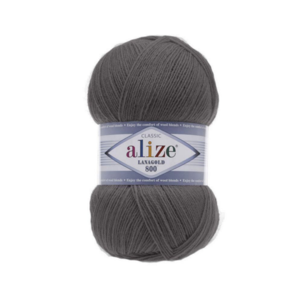 Alize Lanagold 800 цвет 348 серый