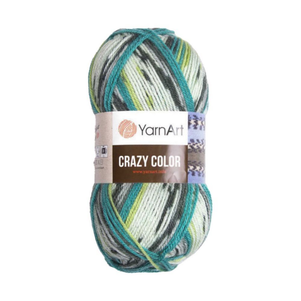 YarnArt Crazy color 166   