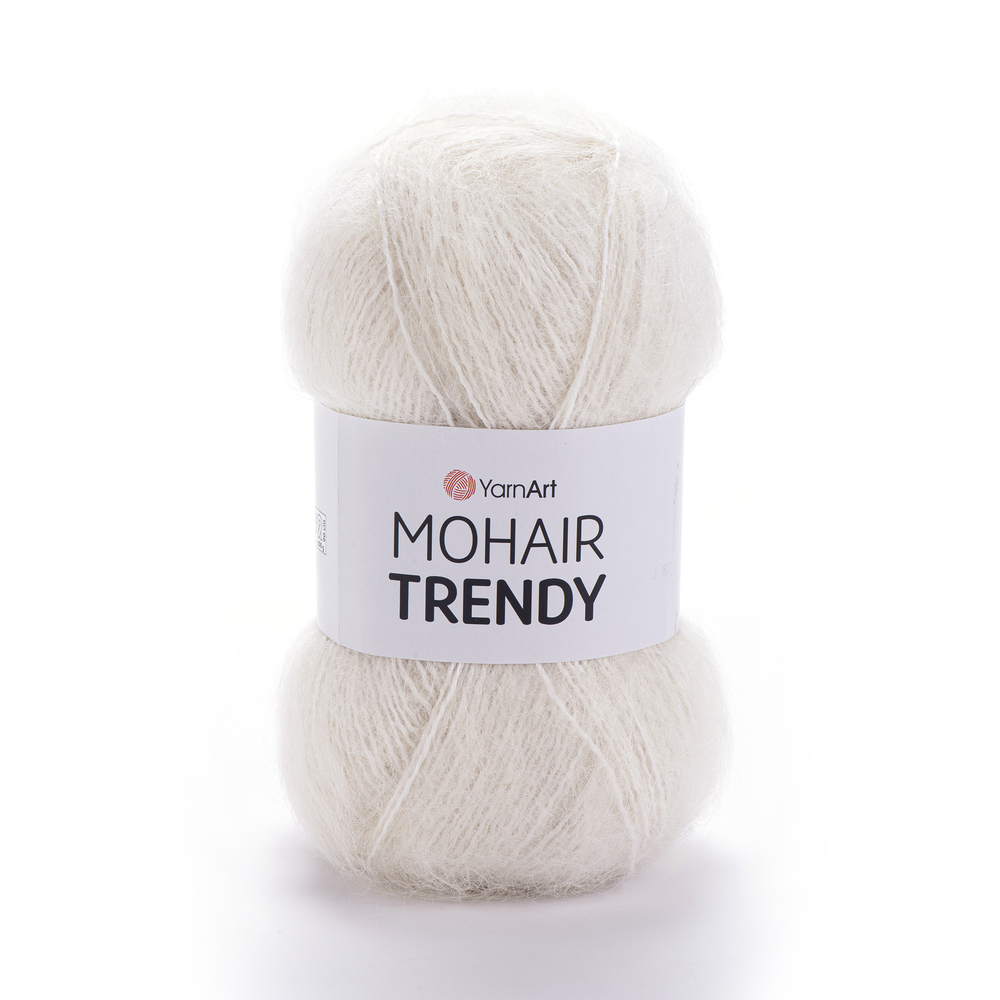 YarnArt Mohair Trendy 1003 молочный