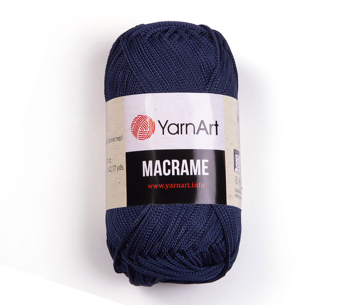 YarnArt Macrame 162 темно-синий