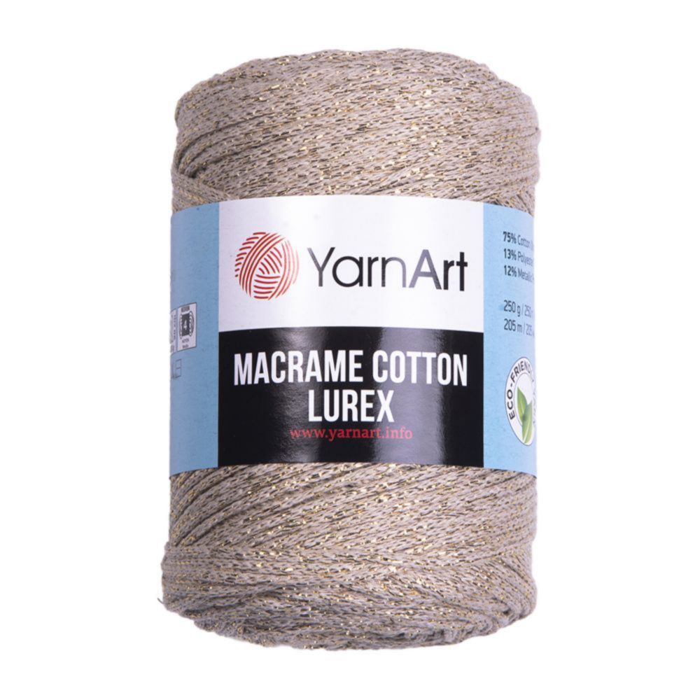 YarnArt Macrame cotton lurex 735   