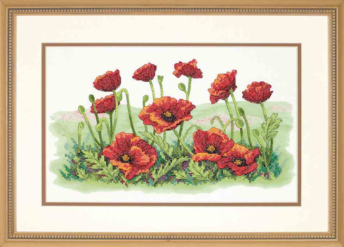 Dimensions - 03237    Field of Poppies  .