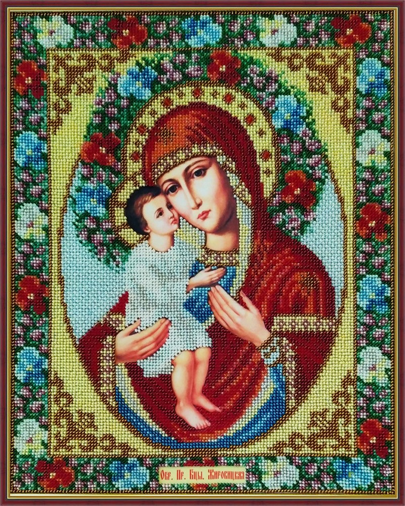 Galla Collection И 022 Набор для вышивания Икона Божией Матери Жировицкая 