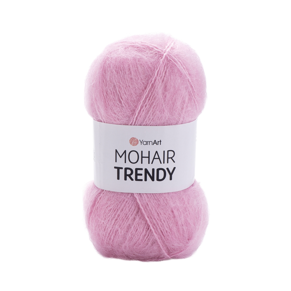 YarnArt Mohair Trendy 127 нежно-розовый