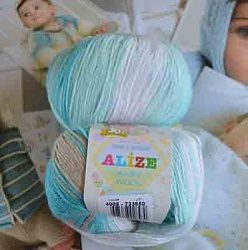 Alize Baby wool batik 